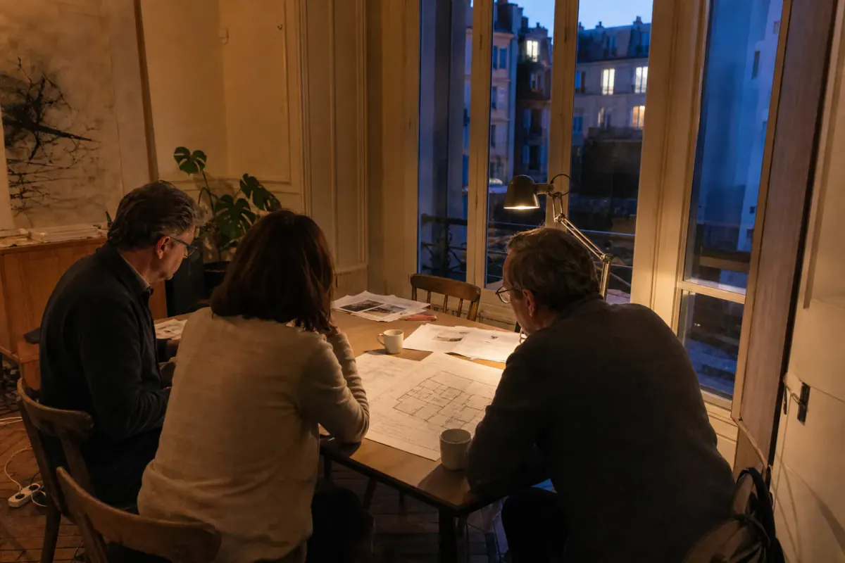 Conseil syndical consultant les tantièmes avant de répartir le coût de la peinture des parties communes